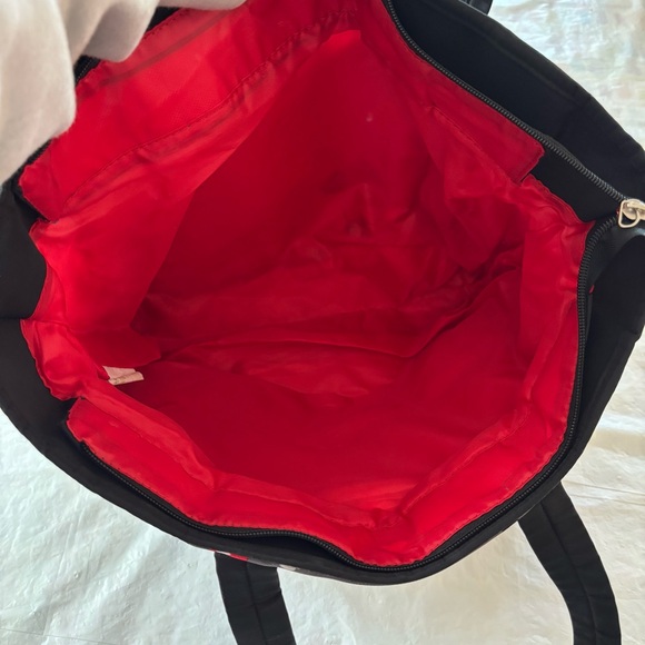 Disney Mickey Mouse Black and Red Tote Diaper Bag. Worn 1X - Picture 9 of 15